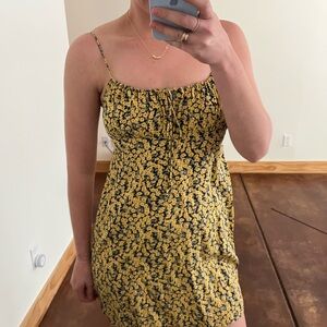 Floral Yellow Dress